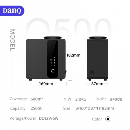 danq 250ml diffuseur d'arôme HVAC pratique diffuseur d'air électrique diffuseurs d'huile d'encens naturelle diffuseur commercial